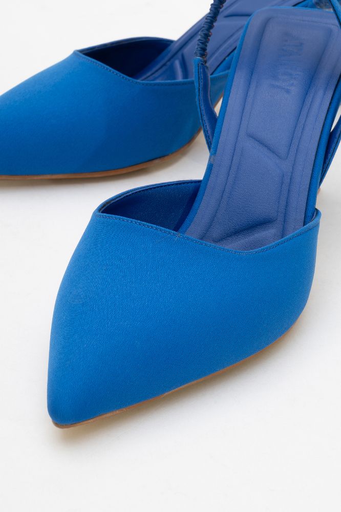 kadin-sivri-burun-arkasi-acik-stiletto-SAKS MAVI KUMAS-ERC252703-0092369_0